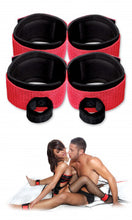 Load image into Gallery viewer, Fetish Fantasy Web Bed Restraint System (Red)
