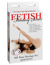 Load image into Gallery viewer, Silk Rope Bondage Kit (Black)
