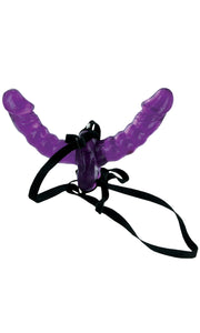 Fetish Fantasy Double Delight Strap-on (Purple)