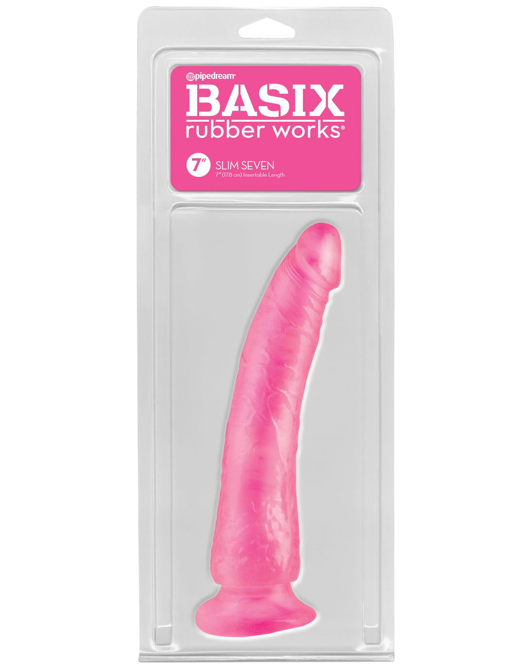 Basix Rubber Works Slim  - 7inch (Pink)