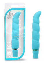 Load image into Gallery viewer, Luxe Purity G Silicone G-Spot Vibrator (Aqua)
