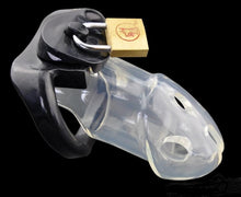 Load image into Gallery viewer, Chastity with 3 Rings - Plastic (Clear)
