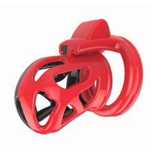 Load image into Gallery viewer, Chastity Device - Plastic (Red/Black)
