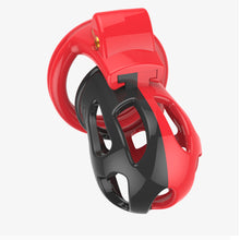 Load image into Gallery viewer, Chastity Device - Plastic (Red/Black)
