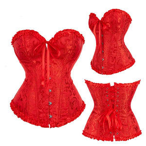 Corset Overbust - 2XL (Red)