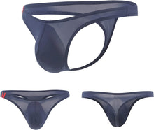 Load image into Gallery viewer, Striped Thong - Large (Royal)
