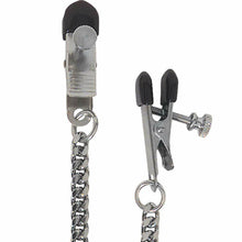 Load image into Gallery viewer, Broad Tip Clamp with Jewel Chain
