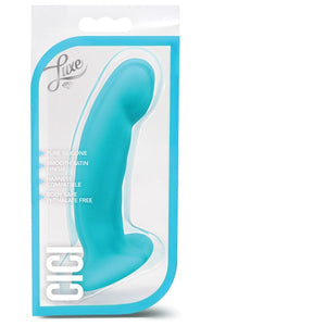 Luxe Cici Silicone Dildo 6.5inch (Blue)