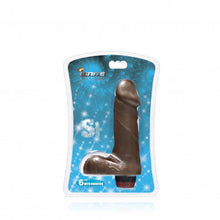 Load image into Gallery viewer, Vibrating Dildo With Balls - 6 inch (Brown)
