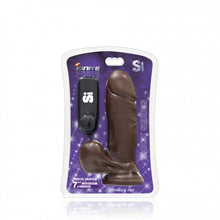 Load image into Gallery viewer, Vibrating Thick Dong Balls &amp; Suction - 7 inch (Brown)
