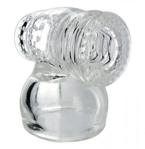 Wand Attachment Hummmingbird Masturbator (Clear)