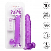 Load image into Gallery viewer, Size Queen Dildo - 10 Inch (Purple)

